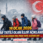 14 Ocak Okullar Tatil Mi? Gelişmeler ve Detaylar