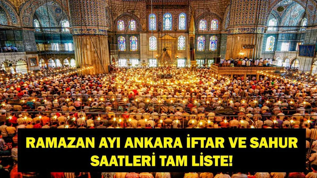 ankara iftar — TR news