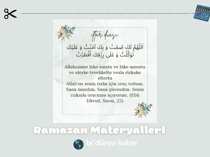 iftar duasi — TR news