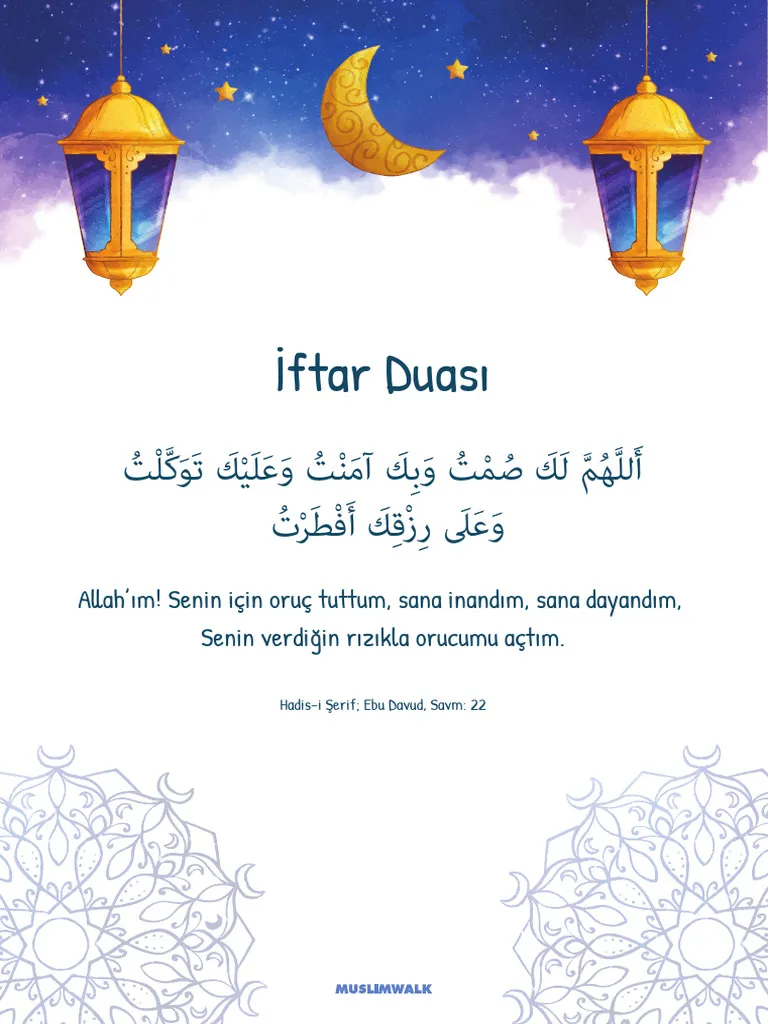iftar duasi — TR news