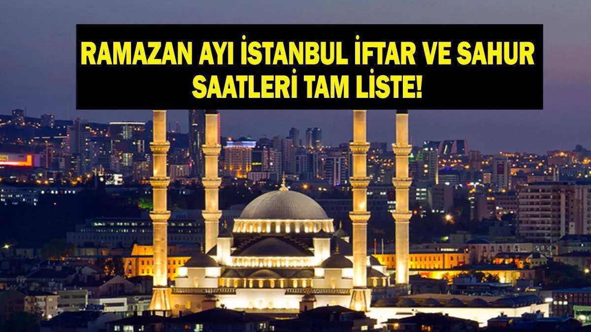 iftar saati — TR news