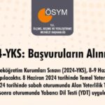 2024 YKS Başvuru Tarihleri ve Süreç