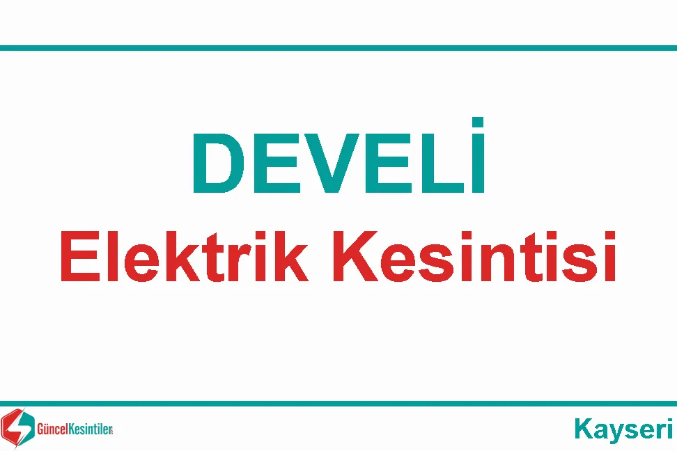 kayseri elektrik kesintisi — TR news