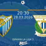 Malaga’da La Liga 2 Maçı