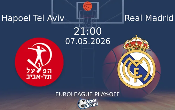 hapoel tel aviv - real madrid — TR news